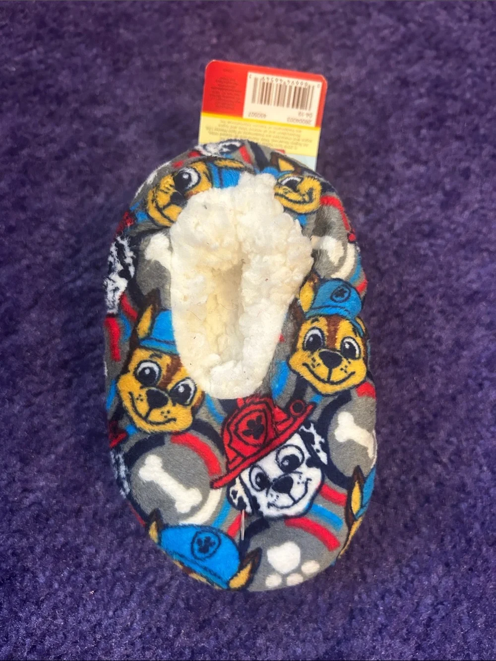 Paw patrol fuzzy babba slipper socks